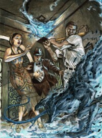 Alito dagli Albori del Tempo
for the Call Of Cthulhu RPG
Watercolor Cover alito dagli albori del tempo