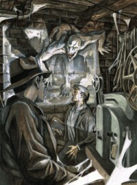 Una Finestra sui Reami dei Sogni
for the Call Of Cthulhu RPG
Watercolor Cover una finestra sul reame dei sogni