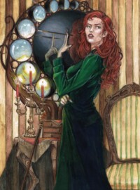 Eleonor O' Connor,
Antiquarian and high priestess of Shub-Niggurath
"Either you die a hero or live long enough to become the villain"
Just a pencil sketch waiting for watercolour Eleonor O'Connor