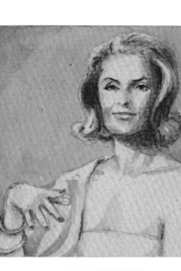 Anno 1961
Aristocratica: 50 anni, donna raffinata e vestita elegante b&n 6