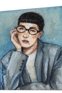 Anno 1999
Psicologa: bassa, occhiali spessi, capelli neri corti fisico asciutto, neo vicino alla bocca.
Sguardo perso nel vuoto, che sembra cercare di risolvere i misteri del mondo. col 1