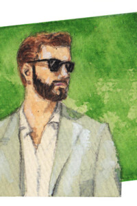 Anno 1999
Fotoreporter: occhiali neri, barba nera curata, alto 1.76, vestiti alla moda, abbronzato e fisico asciutto.
Sempre sorridente, è l'amicone del gruppo, ma è sempre sull'attenti, pronto ad intervenire col 4